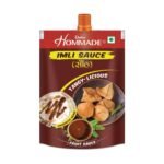 Dabur Hommade IMLI Sauce, 90/100 grams (Weight May Vary)Rich & Tangy Tamarind Taste,Authentic Flavours|Made with Traditional Recipes|Perfect Complement for Samosa, Chaat, Pakoras & Snacks - Fast UK Delivery