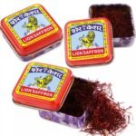 LION BRAND SAFFRON, 3g, Original Kashmir Lacha Saffron/Kesar/Keshar (Certified Grade A) for Biryani, Beauty, Improved Health and Tilak (VALUE PACK OF 3gm (3X1gram = 3grams)) - Fast UK Delivery