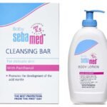 SebaMed Baby Cleansing Bar (150g) & Baby Lotion, 400ml Combo - Fast UK Delivery