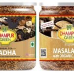 Dhampure Speciality Gur Masala For Chai & Herbal Khada Tea Combo, 500G (250Gx2) | Spiced Jaggery Powder| Masala Chai Premix | Spiced Gur Powder For Tea Chai - Fast UK Delivery