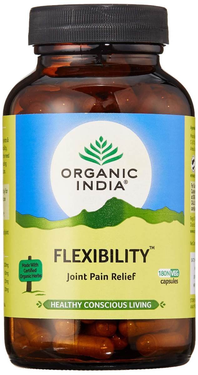 uk81zDLhCagPL.jpg ORGANIC INDIA Flexibility Ayurvedic Capsule || Joint Pain Relief || Improves Joint Mobility || Joint Reparation ||Bones & Joint Support Supplement ||Joint Pain ||Healthy Joints Bone - 180 Veg Capules - Image 1