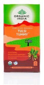 Organic India Tulsi Tummy Tea, 25 Tea Bags - Fast UK Delivery