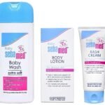 Sebamed Baby Body Lotion|Ph 5.5|Camomile & Allantoin| Dermatalogically tested| Sensitive skin & Sebamed Baby Rash Cream 100ml |Ph 5.5|Panthenol & Allantoin|Clinically testedBaby Sebamed Gentle Wash - Fast UK Delivery