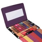 Hilary Rhoda Professional Makeup Kit | 40 Eyeshadows | Highlighter | Face Powder | 3 Contour & 3 Blushes | 6 Lip Glosses | Makeup Kit for Women | Highly Pigmented | 4 Brushes - 74g (Multicolor Shade-2) - Fast UK Delivery