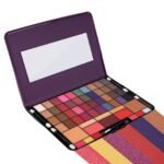 Hilary Rhoda Professional Makeup Kit | 40 Eyeshadows | Highlighter | Face Powder | 3 Contour & 3 Blushes | 6 Lip Glosses | Makeup Kit for Women | Highly Pigmented | 4 Brushes - 74g (Multicolor Shade-2) - Fast UK Delivery
