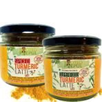 Rooted Peepul Combo Pack - Spiced Turmeric Latte Mix & Superfood Turmeric Latte Mix. - Fast UK Delivery