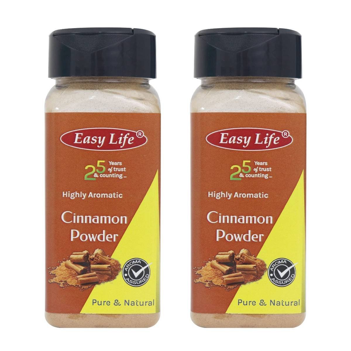 uk91ATCLngXtL-1-1.jpg Easy Life Combo of Cinnamon Powder 60 grams (Pack of 2) - Fast UK Delivery - Image 1