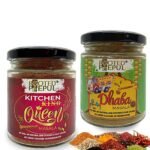 Rooted Peepul Kitchen Queen Masala+ Dhaba Masala COMBO ( 75g+75g) - Fast UK Delivery