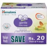 Himalaya Gentle Baby Soap Value Pack, 4 * 75g - Fast UK Delivery
