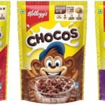 Kellogg's Chocos, With Protein & Fibre Of 1 Roti* In Each Bowl*, 385G Pack & Crunchy Bites, 375G Pack & Chocos Moons & Stars, With Whole Grain, 375G Pack - Fast UK Delivery