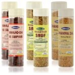 Dilkhush Khajoor Ki Supari and Roasted Sauf and Dhaniya Dal, 800 g (Combo of 6) - Fast UK Delivery