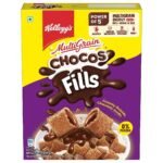 Kellogg's Chocos Fills 250g | Double Chocolaty, Anytime Snack | 3 Grains: Oats, Wheat & Rice, Protein Rich, 0% Maida - Fast UK Delivery