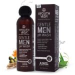 Ayouthveda Gentlemen PH Wash | Intimate Hygiene Wash For Men | PH Balancing Formula, Prevents Dryness, Itchiness & Bad Odor | Enriched With Aloe Vera, Haridra & Ashwagandha (Pack Of 1-180ml) - Fast UK Delivery