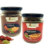 Rooted Peepul Artisanal Biryani Masala & Artisanal Chola Masala Combo| Less Chilli More Spice| (75g X 2) - Fast UK Delivery