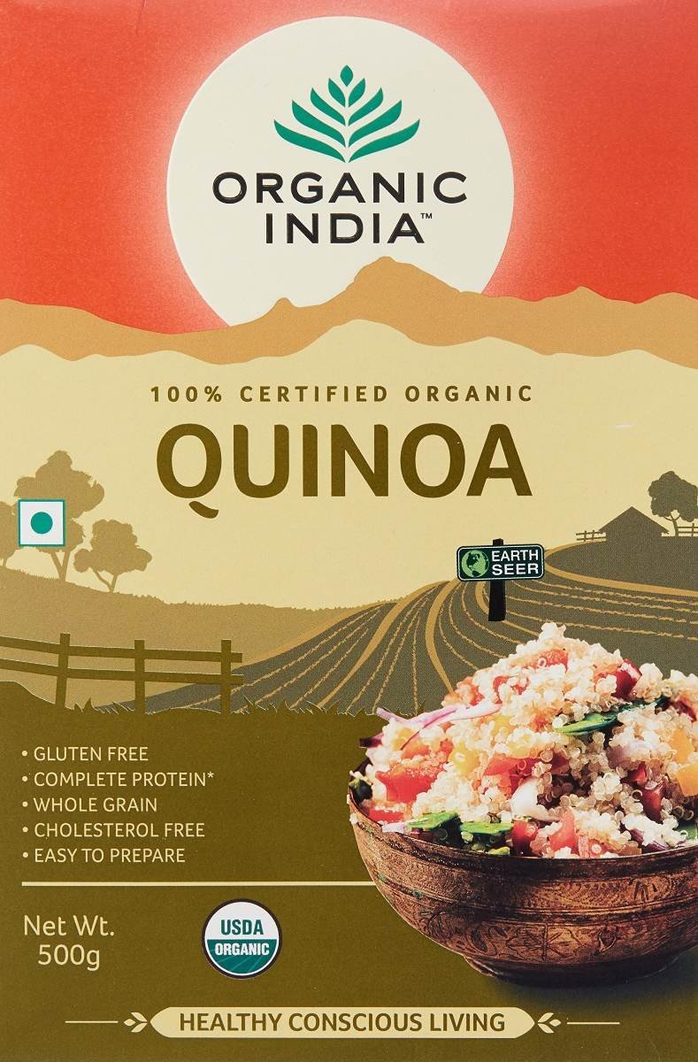 uk91dhSuYUSzL.jpg Organic India Quinoa Nutritious Food - 500 grams - Fast UK Delivery - Image 1