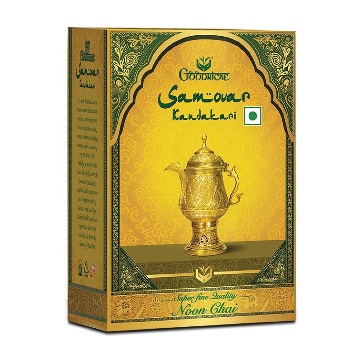uk91hePXYy8iL-1.jpg GOODRICKE Samovar Kandakari Tea - 500 gm | Natural Kashmiri Loose Leaves Noon Chai For Freshness | Richer Taste And Flavoured | Irresistible Aroma - Fast UK Delivery - Image 1