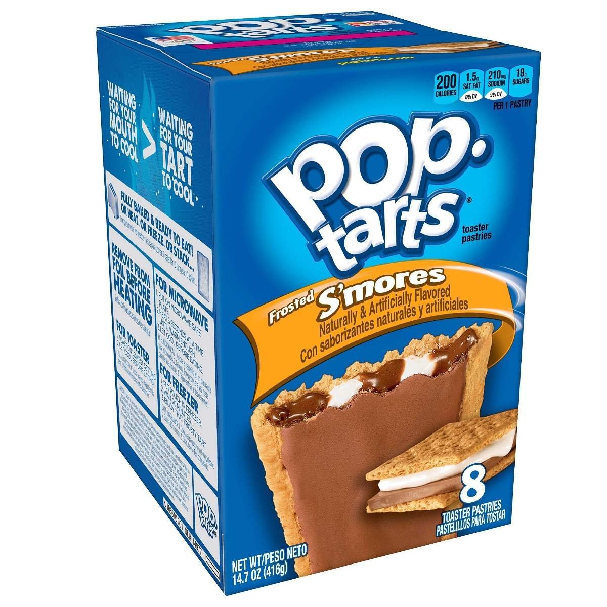 uk91mt3uWwoZL-1-1.jpg Kellogg's Pop Tarts S'Mores, 416g - Fast UK Delivery - Image 1