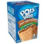 Kellogg's Pop Tarts Unfrosted Brown Sugar & Cinnamon Toaster Pastries, 397 g - Fast UK Delivery