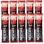 Nescafe 3In1 Original 10 Sachets 17.5 grams Each Instant Coffee (Imported), Powder, Bag - Fast UK Delivery