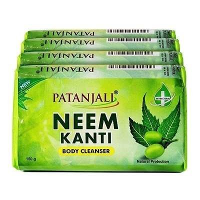 uk1739514840thumbnail.jpg Patanjali Neem Kanti Body Cleanser 150 g x 4N - Fast UK Delivery - Image 1
