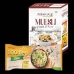 PATANJALI BREAKFAST CEREALS - MUESLI FRUIT & NUT 450G+ATTA NOODLES CLASSIC F.PACK 240 G - Fast UK Delivery