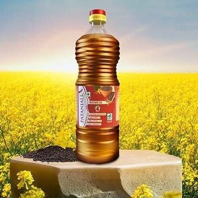 uk1739961320mustardoilhomeimage.jpg Patanjali Kachi Ghani Mustard Oil - Fast UK Delivery - Image 1