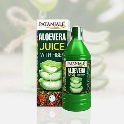 uk1740046788aloeverajuicewithfibre.jpg Patanjali Aloevera Juice With Fiber - Fast UK Delivery - Image 1