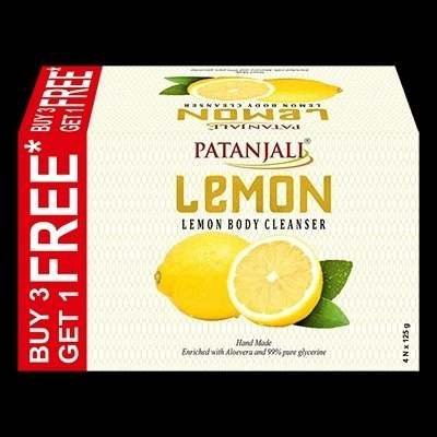 uk1741584897thumbnail.jpg Patanjali Lemon Body Cleanser 125g C.o. B3G1 Free - Fast UK Delivery - Image 1