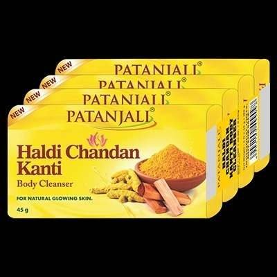 uk1742010775thumbnail.jpg Patanjali Haldi Chandan Kanti Body Cleanser - Pack of 4 - Fast UK Delivery - Image 1