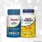 Combo Pat. Nutrela Daily Active + Omega 3 Softgel Capsule (30N+60N) - Fast UK Delivery