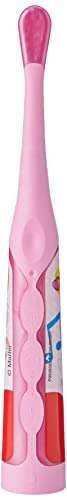Colgate Kids Extra Soft Bristles Barbie Battery Powered Toothbrush With Tongue Cleaner 1 Pc. (Pink), semi automatic - Fast UK Delivery - Image 6