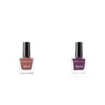 FACESCANADA Splash Glossy Finish Nail Enamel, Plum 207, 8 Ml & Splash Glossy Nail Enamel, Purple Rain 19, 8 Ml - Fast UK Delivery - Image 2