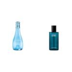 Davidoff Women Cool Water Woman Floral Eau De Toilette 100Ml,Davidoff Unisex Adult Cool Water Fresh Eau Man De Toilette 75Ml - Fast UK Delivery - Image 2