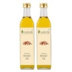 Praakritik Organic Extra Virgin Peanut Oil, (500ml Pack of 2), Perfect for Daily Cooking - Fast UK Delivery - Image 2