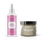 Beaface Combo pack of Dead sea mud and Rosewater spray (2x100ml) - Image 2
