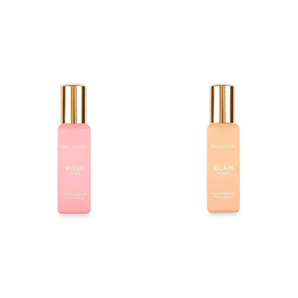 uk310bM9ye6aL-1.jpg Bella Vita Luxury Rose Woman Liquid Eau De Parfum Glam Woman Eau De Parfum With African Orange Jasmine & Patchoulipremium Long Lasting Floral & Woody Fragrance Edp For Women 20Ml,Assorted - Fast UK Delivery - Image 1