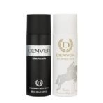 DENVER Black Code & Victor Deodorant - 200ML Each (Combo Pack of 2) | Long Lasting Deo Body Spray - For Men - Fast UK Delivery - Image 2