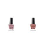 FACESCANADA Faces Splash Glossy Finish Nail Enamel, Floral Dream 56, 8 Ml And Faces Splash Glossy Nail Enamel, Plum 207, 8 Ml - Fast UK Delivery