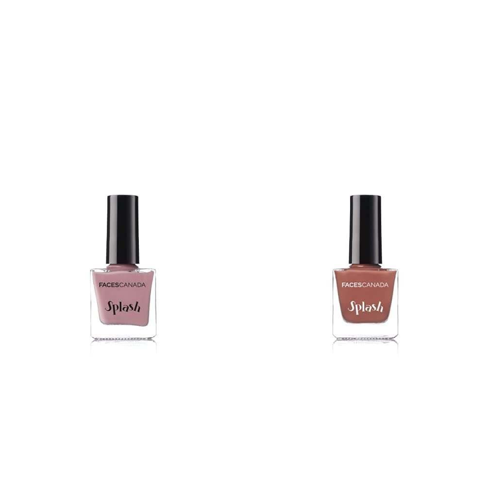 uk315DOQS6qSL-1.jpg FACESCANADA Faces Splash Glossy Finish Nail Enamel, Floral Dream 56, 8 Ml And Faces Splash Glossy Nail Enamel, Plum 207, 8 Ml - Fast UK Delivery - Image 1