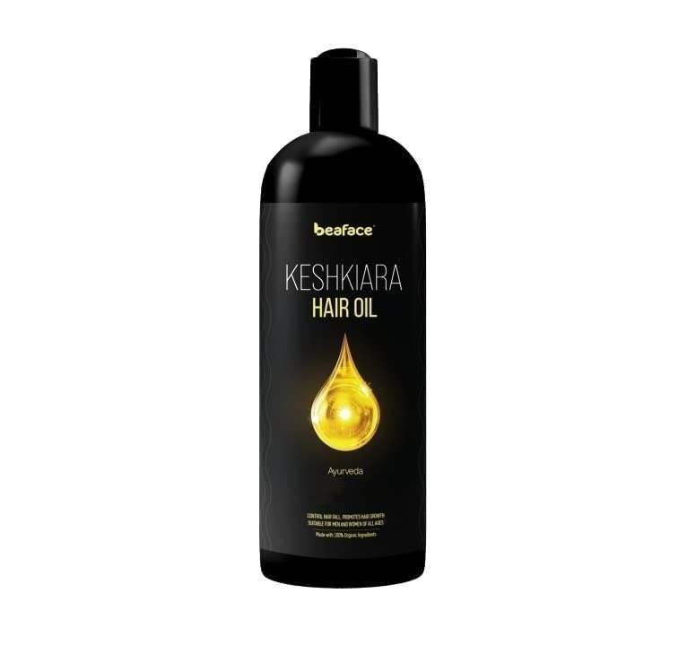 uk315R4jCSjkL-1-1.jpg Beaface Keshkiara Hair oil for Hairfall Control | Reduces Dandruff, Thinning & prevents Hair fall | Oil made with amla, shikakai, bhringraj and many natural herbs (200ml) - Fast UK Delivery - Image 1