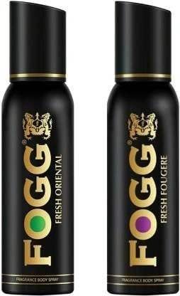 uk317EXDtor4L-1-1.jpg FOGG Combo Pack(Fresh Fougere+Fresh Oriental 300ml) Body Spray - For Men (300 ml, Pack of 2) - Fast UK Delivery - Image 1