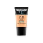Maybelline New York Liquid Matte Foundation Medium Coverage For All Skin Types 230 Natural Buff & New York Compact Pressed Powder 230 Natural Buff, 8G, Pack Of 1 - Fast UK Delivery - Image 3