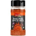 Kwality Piri Piri Mix 45g | Spicy & Tangy Seasoning in Glass Jar | Premium Blend of Herbs and Spices for Snacks, Fries - Fast UK Delivery
