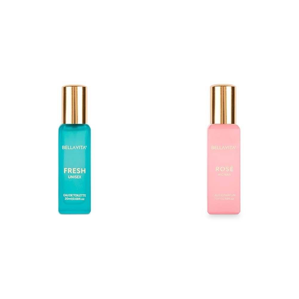 uk31EeNXSsNiL-1.jpg Bella Vita Luxury FRESH Unisex Eau De Toilette Rose Woman Eau De Parfum Perfume for Women with Black Currant Vanilla & JasmineFloral & Sweet EDP Long Lasting Fragrance Scent 20ml - Fast UK Delivery - Image 1