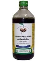 Vaidyaratnam Khadirarishtam 450ML with Free Pachak Methi - Fast UK Delivery
