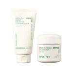 Innisfree Green Tea Hydrating Amino Acid Foam Cleanser 150 grams for Daily Cleansing & Innisfree Green Tea Seed Cream 50 ml With Hyaluronic Acid | Skincare Combo for Hydration - Fast UK Delivery