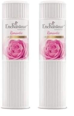 uk31L12uIWLqL-1-1.jpg Enchanteur Romantic Perfumed Talcum Powder with Floral French Fragrance for Women| Refreshing & Soothing Talc with Fine Texture| Absorbs Moisture & Prevents Odour| 250g (Pack of 2) - Fast UK Delivery - Image 1