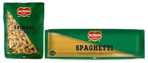 uk31Pg6JPiwDL-1-1.jpg Del Monte Spirali Pasta (Imported), 500g & Del Monte Spaghetti Pasta (Imported), 500 grams, No Artificial Flavours - Fast UK Delivery - Image 1