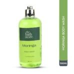 The Bath Store Moringa Body Wash Shower Gel | Exfoliating Body Wash For Dry Skin & Oily Skin | Tan Removal Body Wash For Men & Women | Liquid Soap For Bath - 300ml - Fast UK Delivery - Image 3
