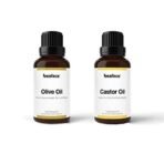 Beaface Combo Pack of Olive Oil 50ml | Castor Oil 50ml - Fast UK Delivery - Image 2